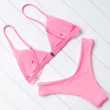 Swimwear Women Swimsuit Sexy Push Up Micro Bikinis Set Swimming Bathing Suit Beachwear Summer Brazilian Bikini - Sellve