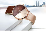 Women's Watches Fashion Leather Wrist Watch Vintage Ladies Watch Irregular Clock - Sellve