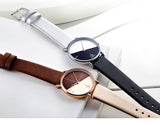 Women's Watches Fashion Leather Wrist Watch Vintage Ladies Watch Irregular Clock - Sellve