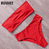 Bikini Swimwear Women Swimsuit High Waist Bikini Set 2020 Bathing Suit Push Up Beachwear - Sellve