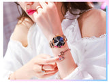 Ladies Magnetic Starry Sky Clock Luxury Women Watches Fashion Diamond Female Quartz Wristwatches - Sellve