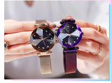 Ladies Magnetic Starry Sky Clock Luxury Women Watches Fashion Diamond Female Quartz Wristwatches - Sellve