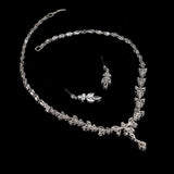 Emmaya Exquisite Jewelry Sets For Women Wedding Party Jewelry Accessories Cubic Zircon Stud Earrings & Necklace - Sellve