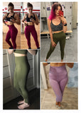 Women High Waist Push Up Leggings Hollow Fitness Leggins Workout Legging For Women Casual Jeggings - Sellve