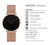 Women Watches Top Brand Luxury Japan Quartz Movement Stainless Steel Sliver White Dial Waterproof Wristwatches - Sellve