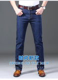 Men Jeans Skinny Slim Fit Black Blue Denim Biker Stretch Pants Trousers Casual Distressed - Sellve