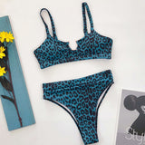 Sexy Swimsuit Women High Waist Bikini  Micro High Leg Swimming Suit for Bathing Suit Snake Print Swimwear Bikinis Set - Sellve