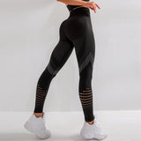 Women High Waist Push Up Leggings Hollow Fitness Leggins Workout Legging For Women Casual Jeggings - Sellve