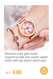 Top Style Fashion Women's Luxury Leather Band Analog Quartz Wrist Watch Golden Ladies Watch - Sellve