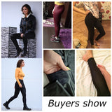 High Waist Faux Leather Sexy Thin Black women  Leggings Stretchy Push Up Leggings Plus Size - Sellve