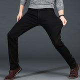 Men's Classic Black Jeans Elastic Slim Fit Denim Jean Trousers Male Business Casual Pants Brand - Sellve