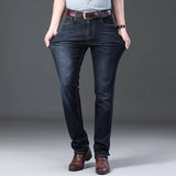 Men Jeans Skinny Slim Fit Black Blue Denim Biker Stretch Pants Trousers Casual Distressed - Sellve