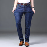 Men Jeans Skinny Slim Fit Black Blue Denim Biker Stretch Pants Trousers Casual Distressed - Sellve