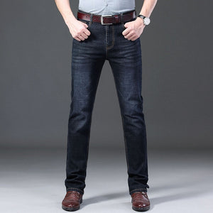 Men Jeans Skinny Slim Fit Black Blue Denim Biker Stretch Pants Trousers Casual Distressed - Sellve