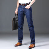 Men Jeans Skinny Slim Fit Black Blue Denim Biker Stretch Pants Trousers Casual Distressed - Sellve