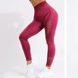 Women High Waist Push Up Leggings Hollow Fitness Leggins Workout Legging For Women Casual Jeggings - Sellve