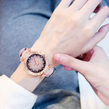 Women Watches Set Starry Sky Ladies Bracelet Watch Casual Leather Sports Quartz Wristwatch Clock Relogio Feminino - Sellve