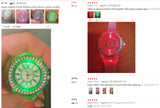 Flash Luminous Watch Led light Personality trends students lovers jellies woman men's watches light WristWatch - Sellve