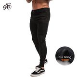 Men Elastic Waist Skinny Jeans Men Stretch Ripped Pants Streetwear Mens Denim Jeans Blue - Sellve