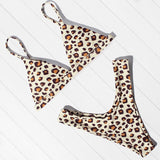 Bikini Micro Swimwear Women Leopard High Cut Swimming Bathing Suit Biquini Set Sexy Swimsuit Femme Brazilian Bikini - Sellve