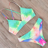 Sexy Bandage Bikini 2020 Swimsuit Swimwear Women Thong Push Up Bikinis Set women's swimming suit - Sellve