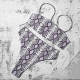 Sexy Bikinis Solid Push Up Bikini Hot Sale Padded Bra Straps High Waist Swimsuit Female Swimwear - Sellve