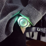 Flash Luminous Watch Led light Personality trends students lovers jellies woman men's watches light WristWatch - Sellve