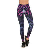 Women Fashion Legging Fluorescent tree branch Printing leggings Slim High Waist Leggings Woman Pants - Sellve