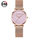 Women Watches Top Brand Luxury Japan Quartz Movement Stainless Steel Sliver White Dial Waterproof Wristwatches - Sellve