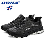 BONA Men Casual Shoes Men Sneakers Flats Comfortable Breathable Microfiber Outdoor Leisure Footwear Trendy Style - Sellve