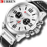 CURREN Mens Watches Top Luxury Brand Waterproof Sport Wrist Watch - Sellve