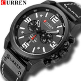 CURREN Mens Watches Top Luxury Brand Waterproof Sport Wrist Watch - Sellve