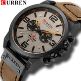 CURREN Mens Watches Top Luxury Brand Waterproof Sport Wrist Watch - Sellve