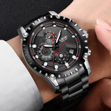 Luxury Mens Fashion Watch Men Sport Waterproof Quartz Watches Men All Steel Army Military Watch - Sellve