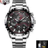 Luxury Mens Fashion Watch Men Sport Waterproof Quartz Watches Men All Steel Army Military Watch - Sellve