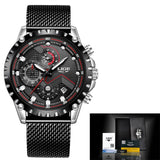 Luxury Mens Fashion Watch Men Sport Waterproof Quartz Watches Men All Steel Army Military Watch - Sellve