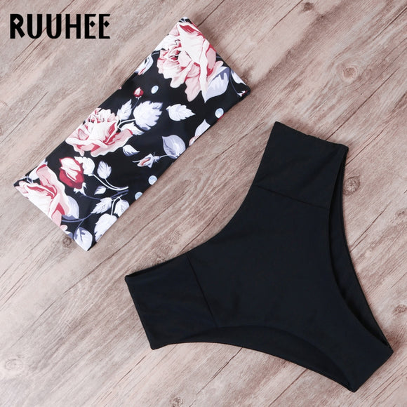 Bikini Swimwear Women Swimsuit High Waist Bikini Set 2020 Bathing Suit Push Up Beachwear - Sellve