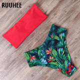 Bikini Swimwear Women Swimsuit High Waist Bikini Set 2020 Bathing Suit Push Up Beachwear - Sellve