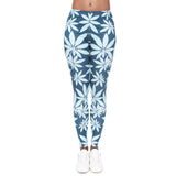 Women Fashion Legging Aztec Round Ombre Printing leggins Slim High Waist  Leggings Woman Pants - Sellve