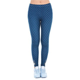 Women Fashion Legging Aztec Round Ombre Printing leggins Slim High Waist  Leggings Woman Pants - Sellve