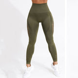 Women High Waist Push Up Leggings Hollow Fitness Leggins Workout Legging For Women Casual Jeggings - Sellve