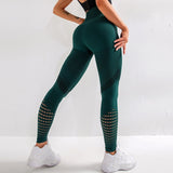 Women High Waist Push Up Leggings Hollow Fitness Leggins Workout Legging For Women Casual Jeggings - Sellve