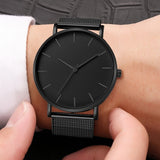 Ultra-thin Rose Gold Watch Minimalist Mesh Women Watch - Sellve