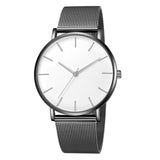 Ultra-thin Rose Gold Watch Minimalist Mesh Women Watch - Sellve