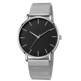 Ultra-thin Rose Gold Watch Minimalist Mesh Women Watch - Sellve