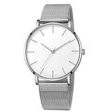 Ultra-thin Rose Gold Watch Minimalist Mesh Women Watch - Sellve