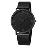 Ultra-thin Rose Gold Watch Minimalist Mesh Women Watch - Sellve