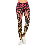 Sexy Women Legging leaf Printing Fitness leggins Fashion Slim legins High Waist Leggings Woman Pants - Sellve