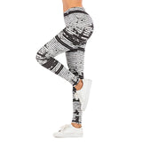 Sexy Women Legging leaf Printing Fitness leggins Fashion Slim legins High Waist Leggings Woman Pants - Sellve