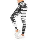 Sexy Women Legging leaf Printing Fitness leggins Fashion Slim legins High Waist Leggings Woman Pants - Sellve